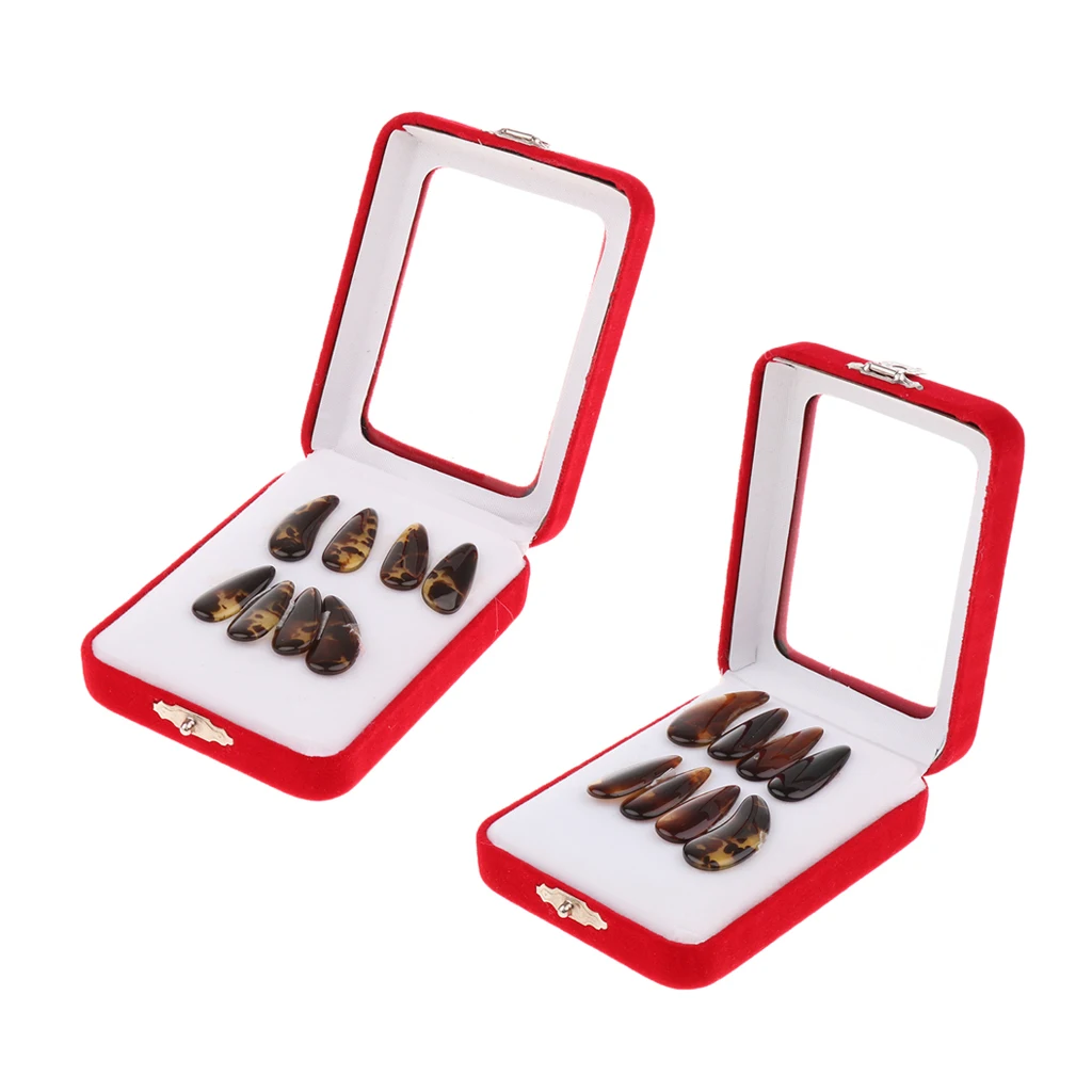 2 шт guzheng Finger pick s с пазами дуги Гу Чжэн гвозди выбрать лучшие
