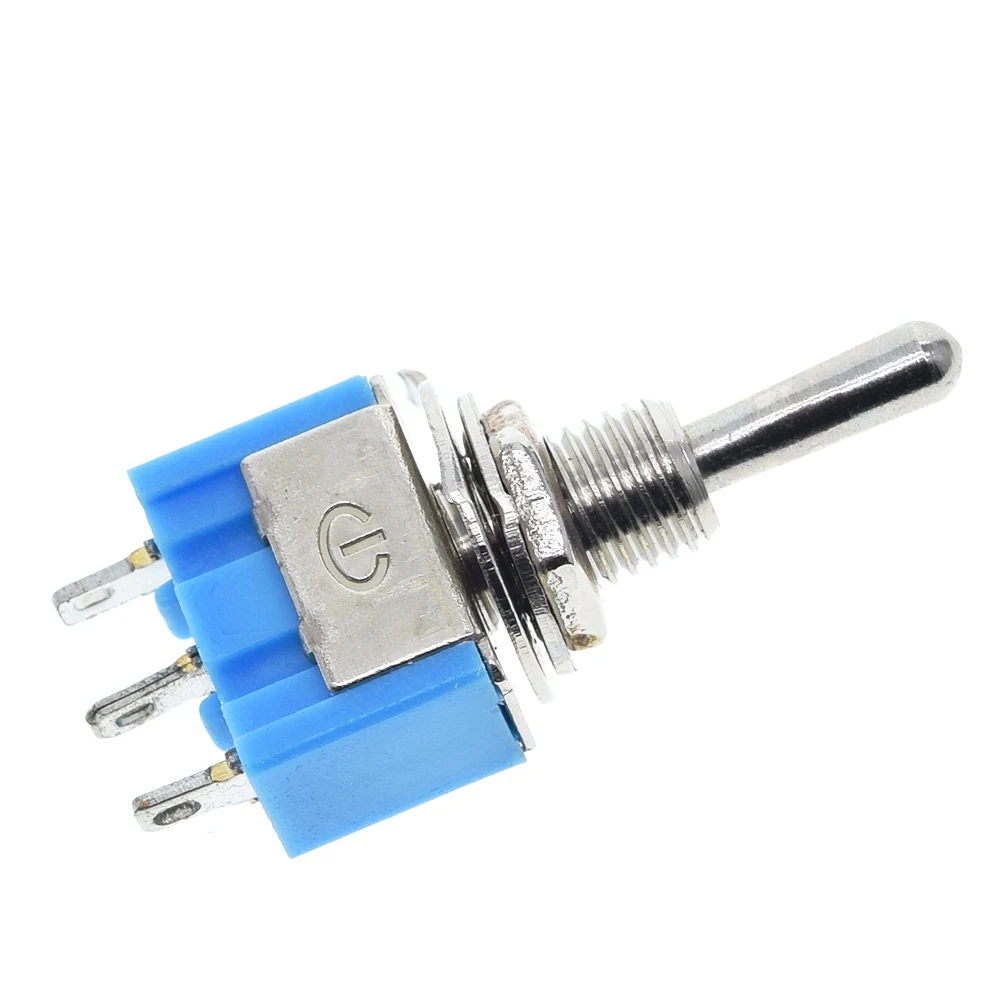 10 шт. DIY рычажный переключатель ВКЛ ВЫКЛ ВКЛ/ВКЛ 3Pin 3 позиции фиксации MTS 103 102 AC 125V/6A