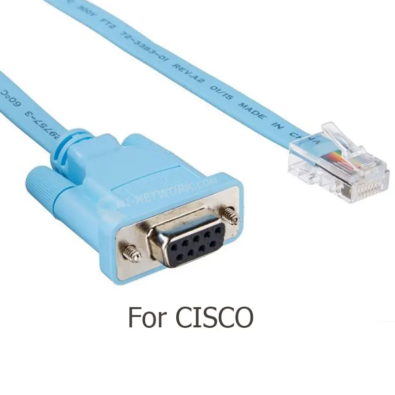 CAB CONSOLE RJ45 = Кабель консоли 6 футов с и дБ для маршрутизаторов CISCO переключателей WS