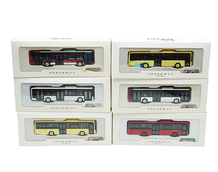 1:87 CROSSWAY URBANWAY Plastic BUS Model Collection Souvenir Ornaments Display Vehicle Toys Gift | Railed/Motor/Cars/Bicycles
