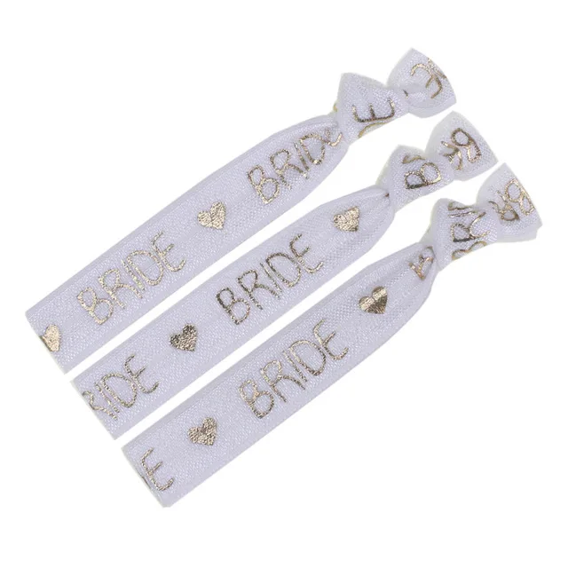 

5PCS/SET Sash Bracelet Hen Party Night Wedding Decoration Supplies Bachelorette Party Bracelet Team Bride To Be Bridal Shower