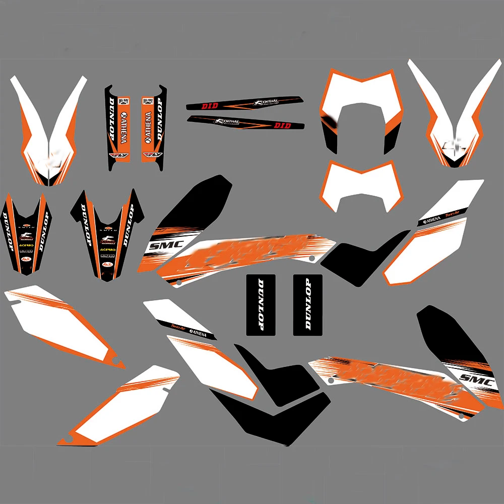 

SMC690 SMCR 690 Motorcycle TEAM 3M Graphics DECALS STICKERS kits For KTM SMCR690 SMC 690 2008 2009 2010 2011 For KTM 690 SMC-R