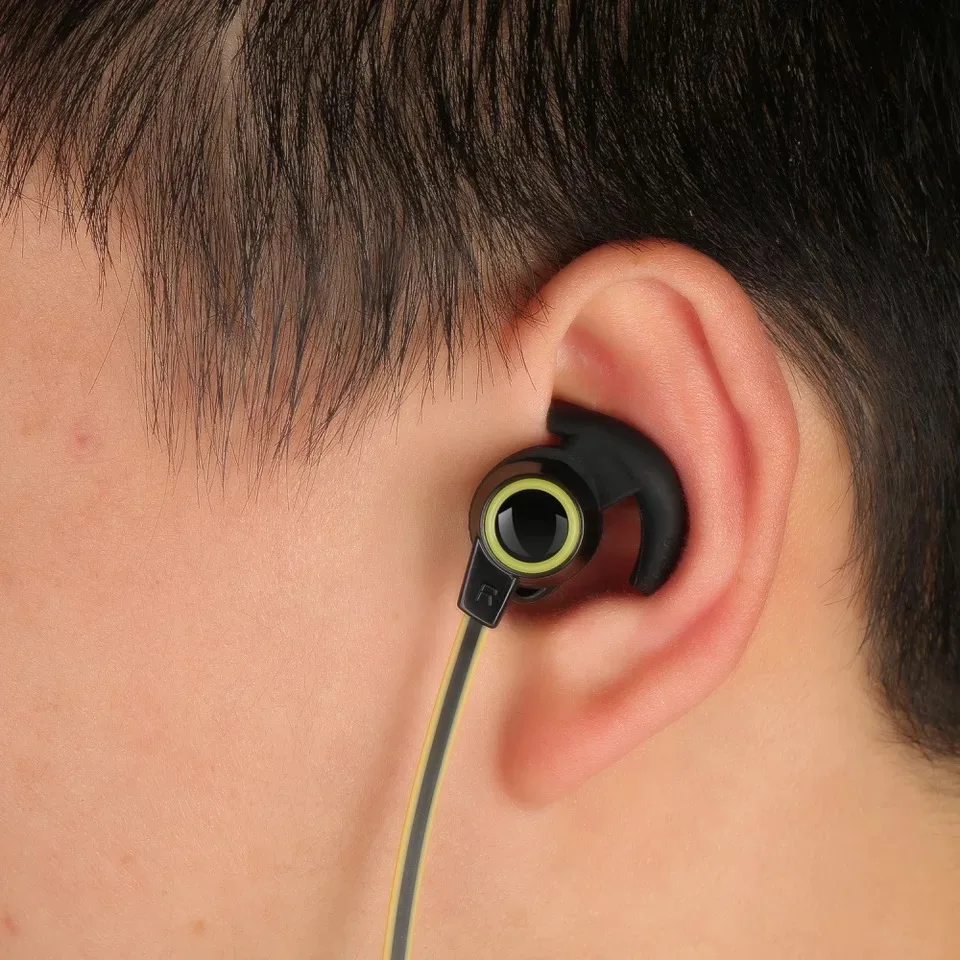 Мини гарнитура с шумоподавлением беспроводная bluetooth Спортивная двойным