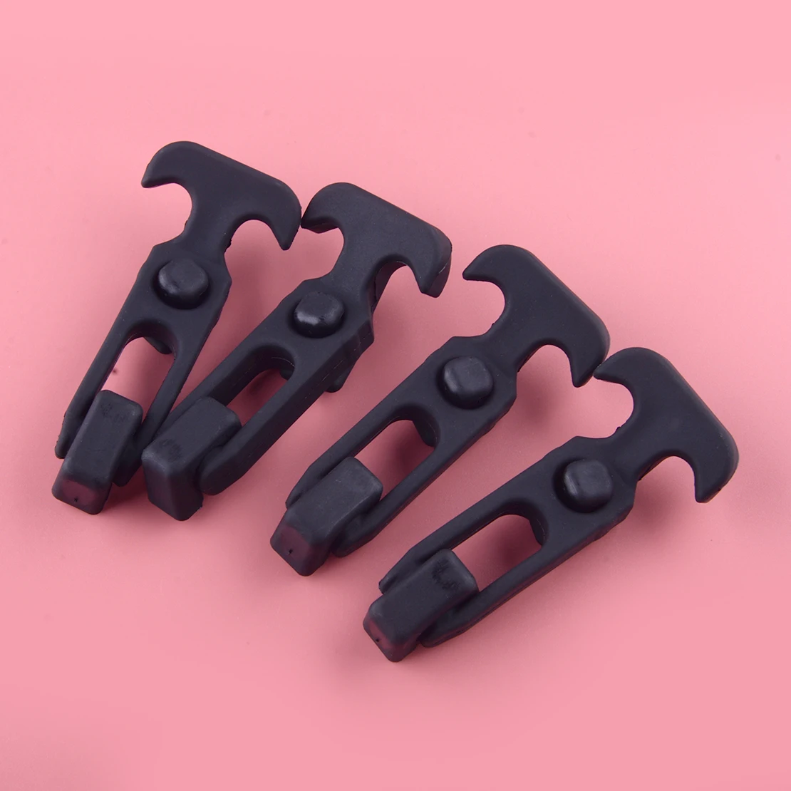 

4Pcs M5 Rubber T-Handle T-Latch Hasp Draw Latch Screw Fit For RV Tool Box Cooler Golf Cart Off-road Universal Accessories