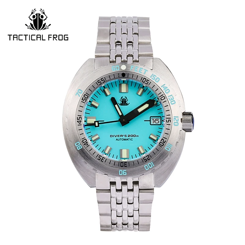 

New Tactical Frog SUB300T Retro Men Watches Stainless Steel 20ATM Water Resistance NH35 Automatic Mechanical Luxury Diver Watch