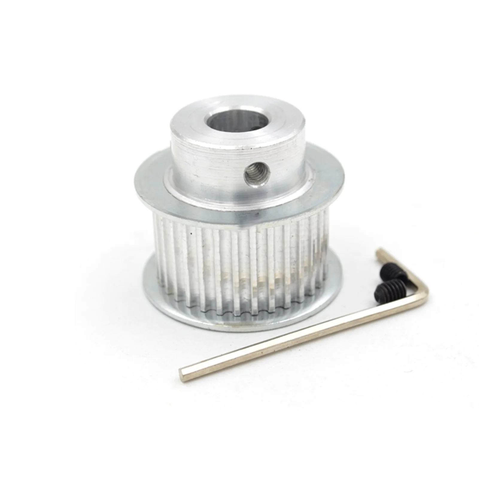 

32 Teeth HTD3M Synchronous Pulley Keyway, Bore 5/6/6.35/8/10/12/14/15mm, For Width 15mm HTD3M Timing Belt 32Teeth 32T