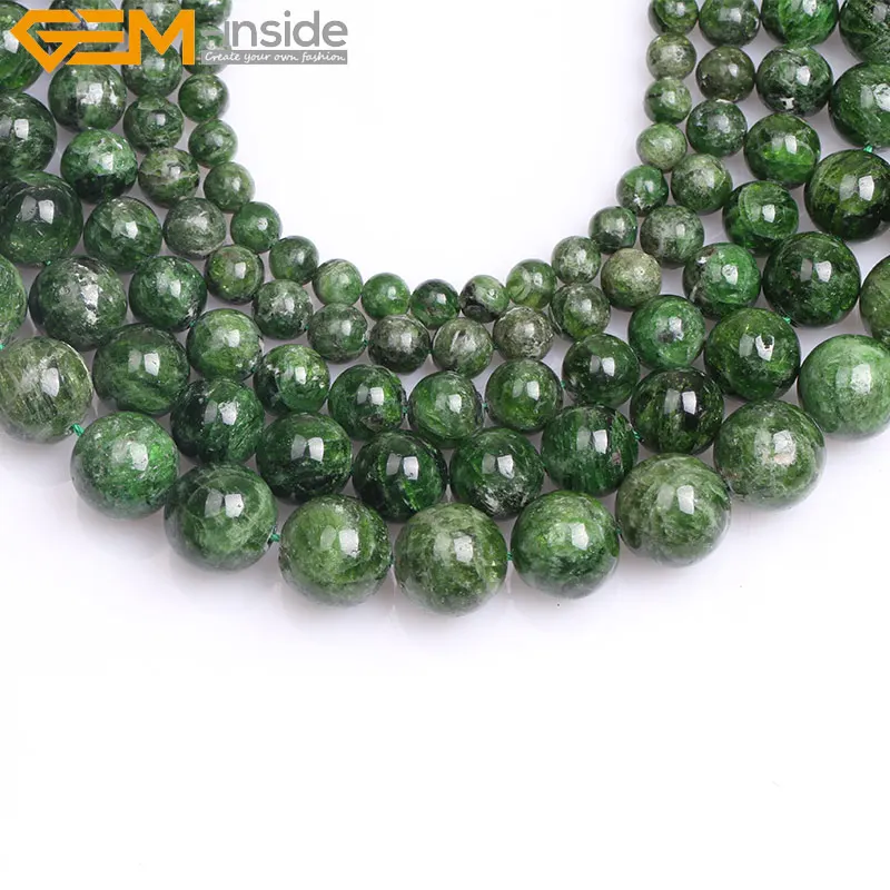 Драгоценный камень внутри класса АА 7 14 мм натуральный круглый зеленый