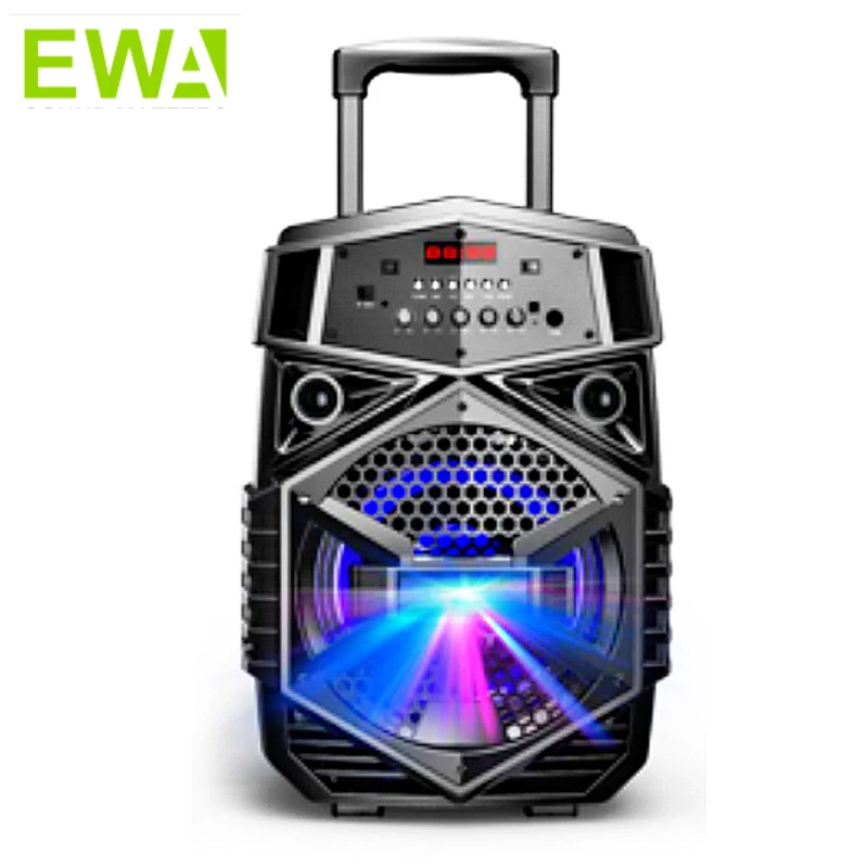 Вечерние уличные колонки с аккумулятором большой мощности 8 дюймов сабвуфер