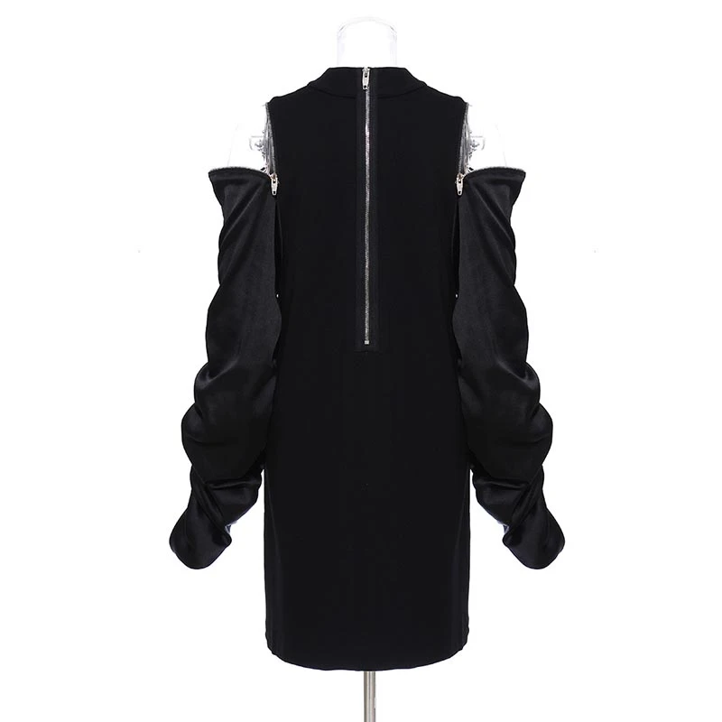 Женское платье с круглым вырезом TWOTWINSTYLE повседневное свободное длинными