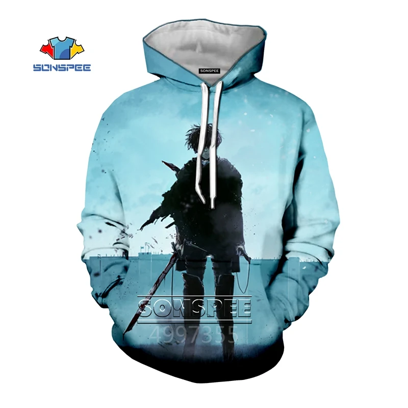 SONSPEE/Осенняя модная толстовка для мальчиков и девочек подростков с 3D принтом