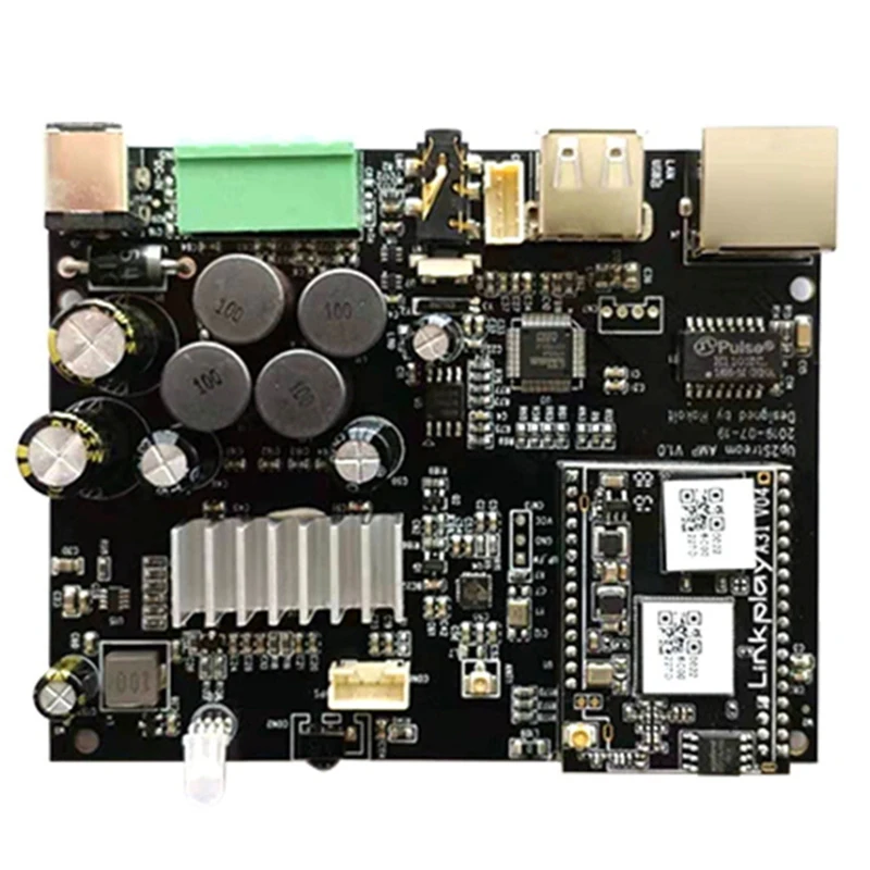 Up2Stream WiFi и Bluetooth5.0 Hi-Fi стерео Класс D Цифровой мультикомнатный аудио усилитель