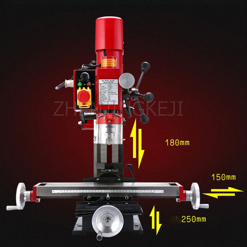 

220V Home Bench Drill Milling Machine Small Multifunction Drilling And Milling Machine Industrial Grade Machine Tool Drill Press