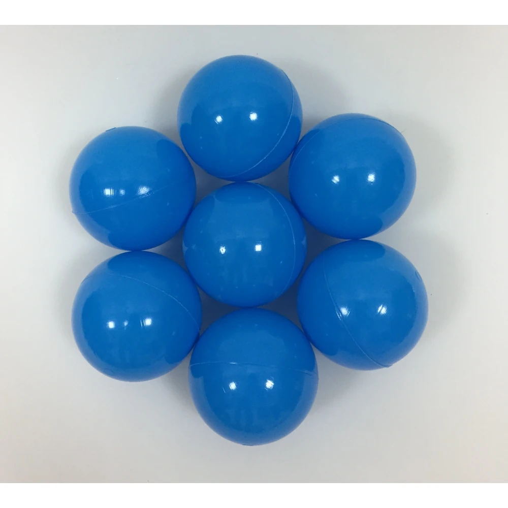 Шарики для бассейна 7 см 50 штук голубые | Игрушки и хобби
