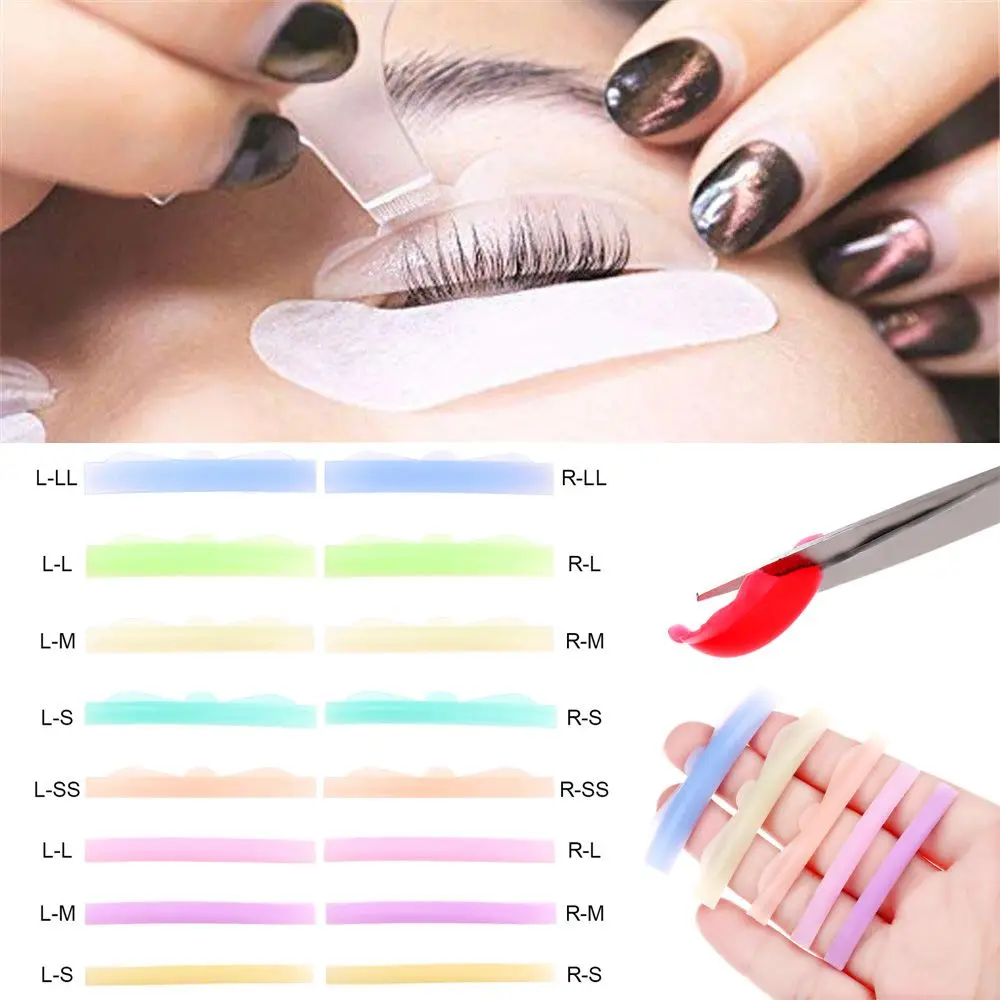 

3D Applicator Tools Curler Perm Eyelash Perming Pad Silicone Gasket Lash Lift Shield Pads Eyelash Lifting