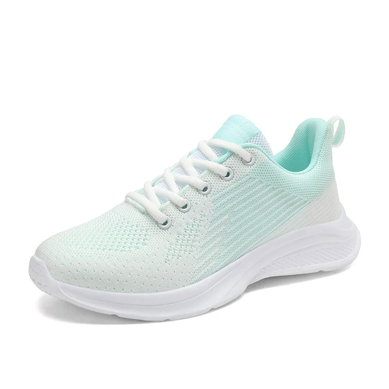 

2021 Fashion Women Lightweight Sneakers Running Shoes Outdoor Sports Shoes Breathable Mesh Comfort Running Shoes 35-41 Lace Up