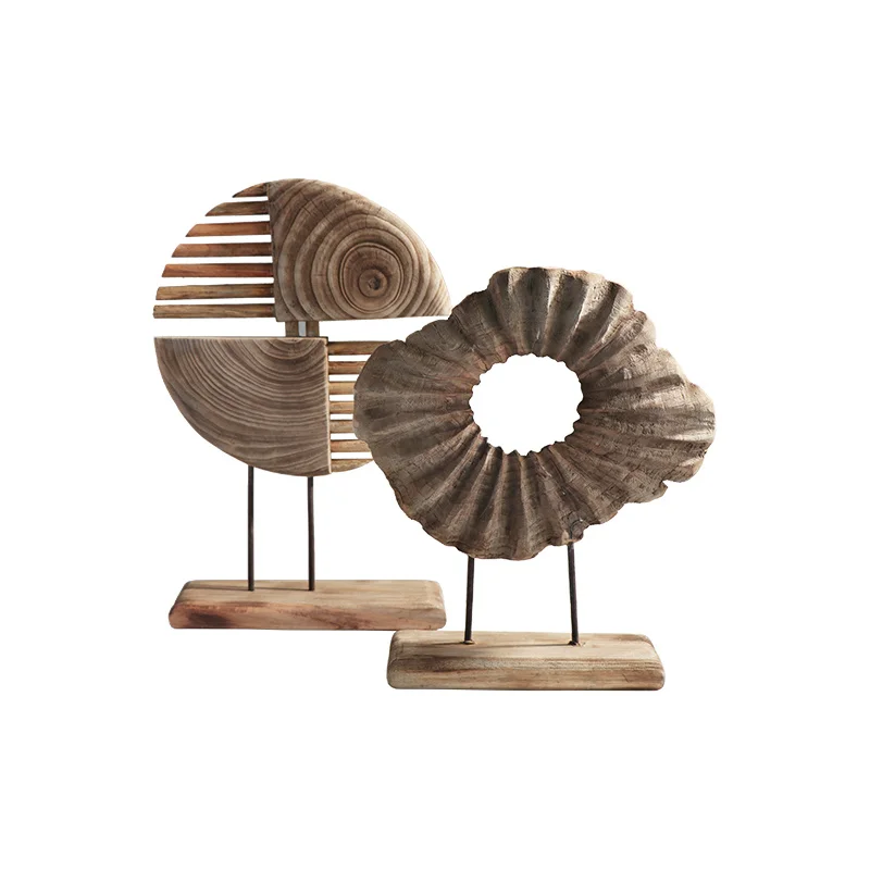 

Domestic Chinese sculpture wooden ornaments living room Bogu shelf porch indoor home decorations