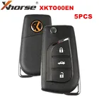 5 шт.лот XHORSE XKTO00EN X008 универсальный дистанционный ключ для Toyota XKTO00EN 3 кнопки для VVDI Mini Key Tool