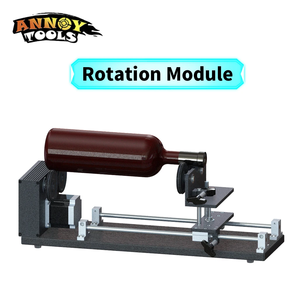 CNC Parts Rotate Engraving Module,rotatory for cylindrical engrave Y Axis DIY Kit for Column Cylinder Engraving