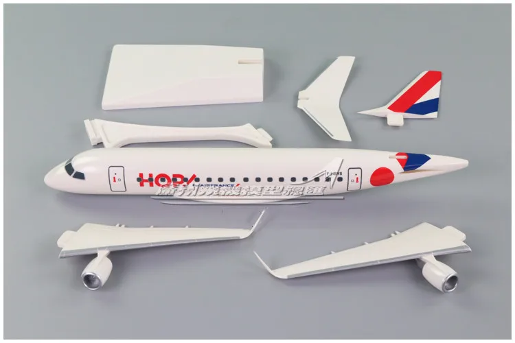 

30cm 1:100 ABS Plastic Air France HOP! ERJ-170 F-HBYS Airlines Airways Aircraft Assembled Assembly airplane model Plane