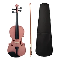 44 violin maple wood material with gig bag solid wood bow string instrument for beginner student