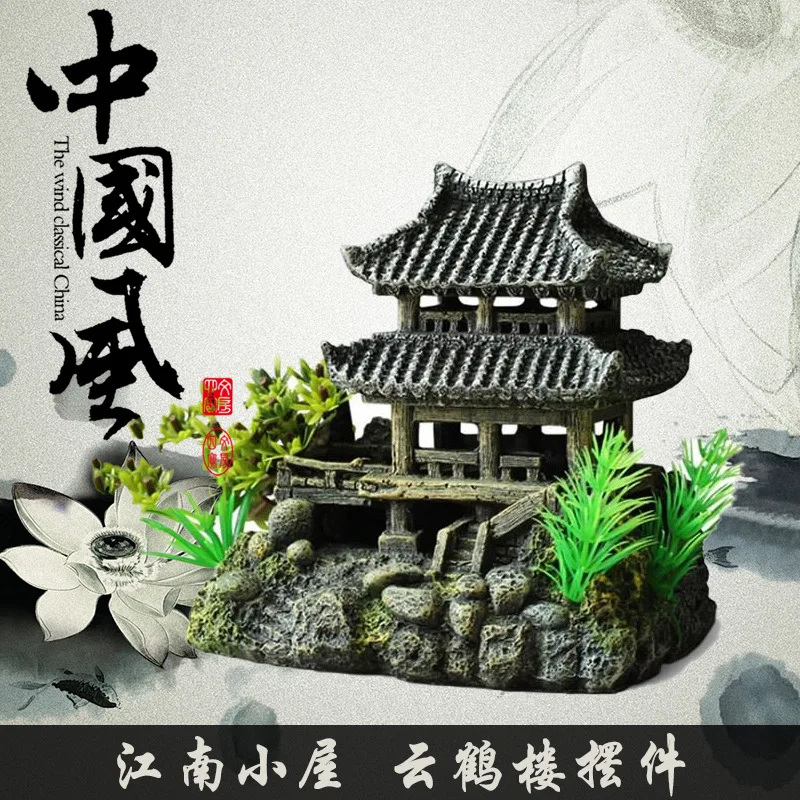 

Free shipping fish shrimp tank decoration dragon skull aquarium accessories