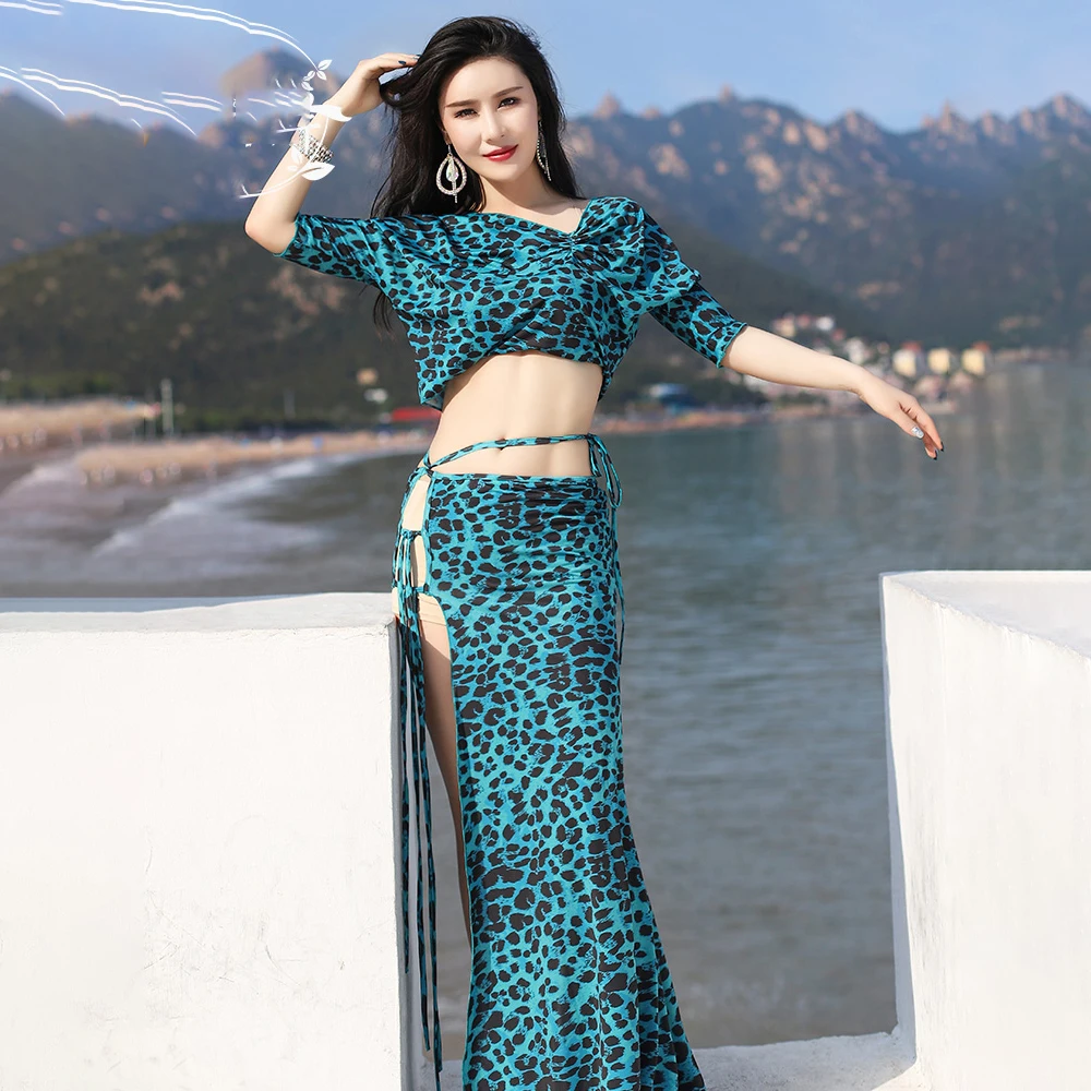 

Women Belly Dance Costume Female Adult Sexy Top Performance Clothes Suit New Profession Practice Pants Clothing Summer