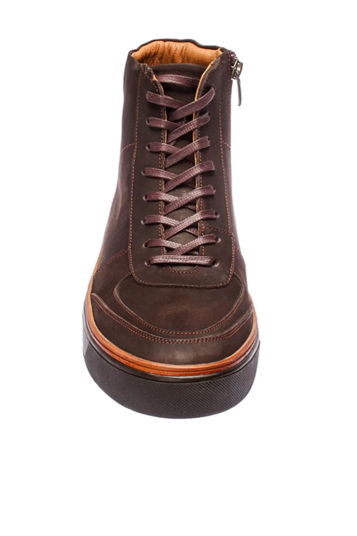 Мужские ботинки из натуральной кожи с жемчугом цвет коричневый коллекция 120130003305