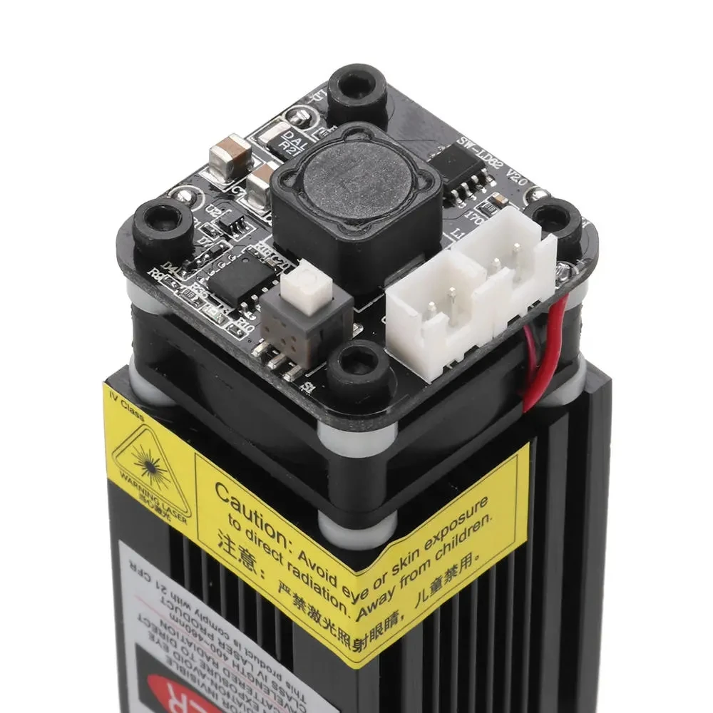 FB04-1600 1600mW 445nm Blue Laser Module 2*2.54-2P TTL/PWM Modulation DIY Engraver for EleksMaker | Инструменты