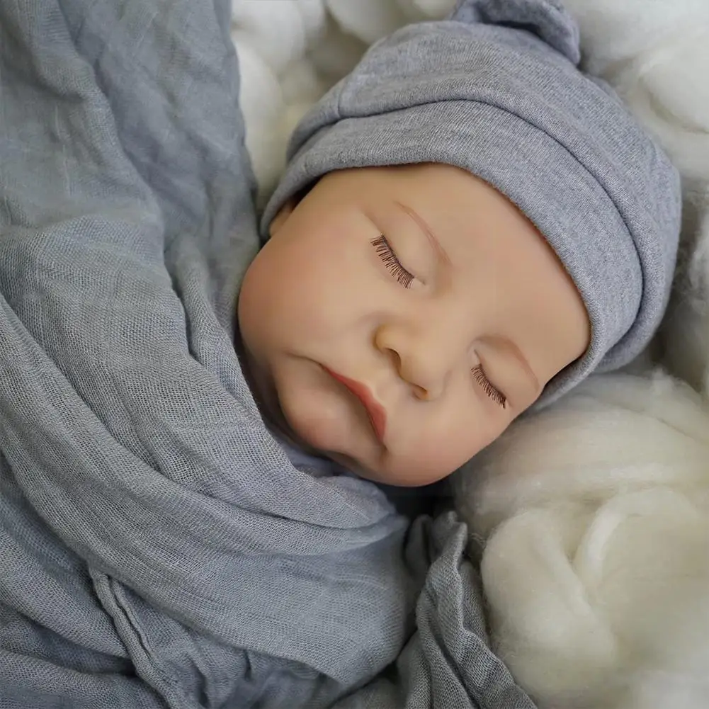 

12/18 Inches Reborn Doll Kit Realistic Body Alive Finished Doll Gift Dolls For Children Girls High-quality Handmade Product V7R3