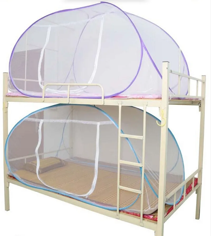 

Москитная сетка для кровати, розовая, синяя, фиолетовая, для студентов, двухъярусная кровать, складная сетка для одной двери, низкая цена, дл...
