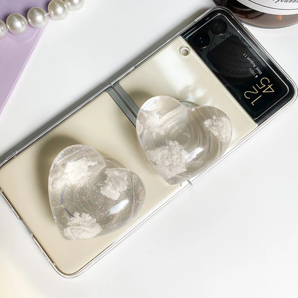 Портативный лазерный держатель для телефона в форме сердца настольный смартфона