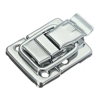 metal snap finish suitcase suitcase lock 30x43mm silver