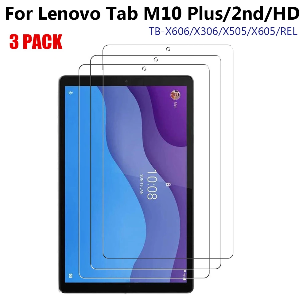 

Защитное стекло для Lenovo tab M10 X605L X505F, 3 шт.