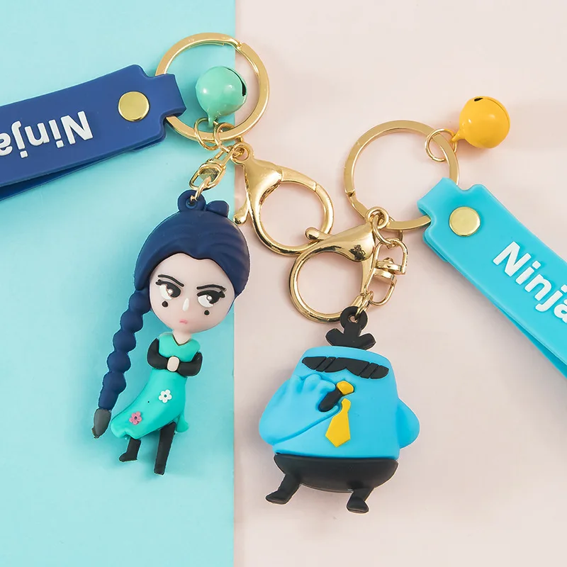 

Hand to Model Scissor Seven Chain for Pants Keychain Anime Man Key Chain Acrylic Women Key Holder Couples Keyring Pendant 2021