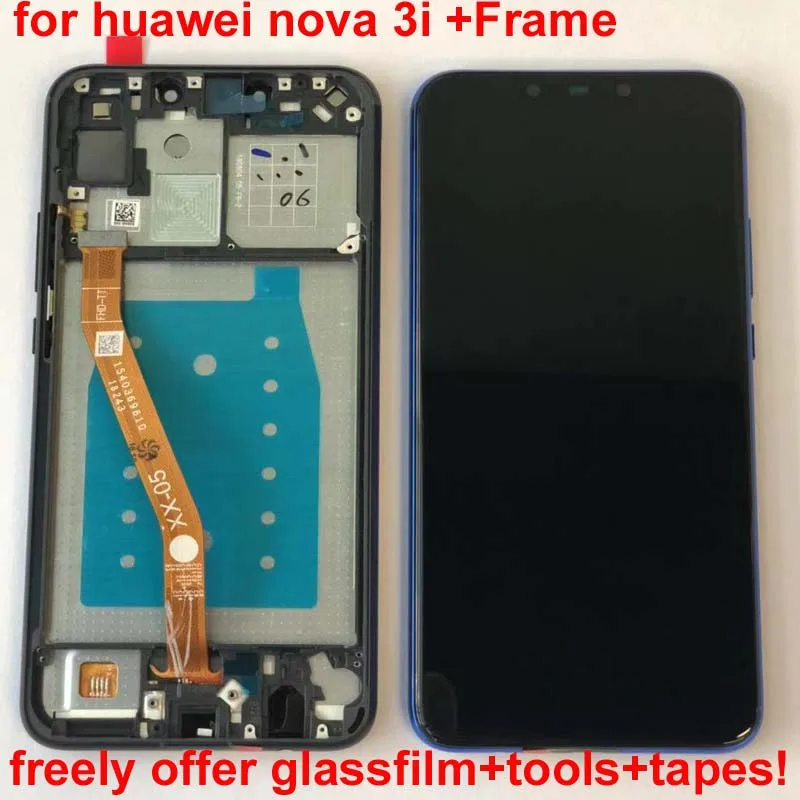 100% протестированный 6 3-дюймовый новый черный для Huawei Nova 3i Nova3i INE-LX2 Полный