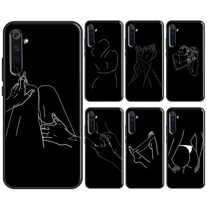 Чехол для OnePlus Nord 8T 8 9 Pro чехол с минималистичной линией сексуального силуэта