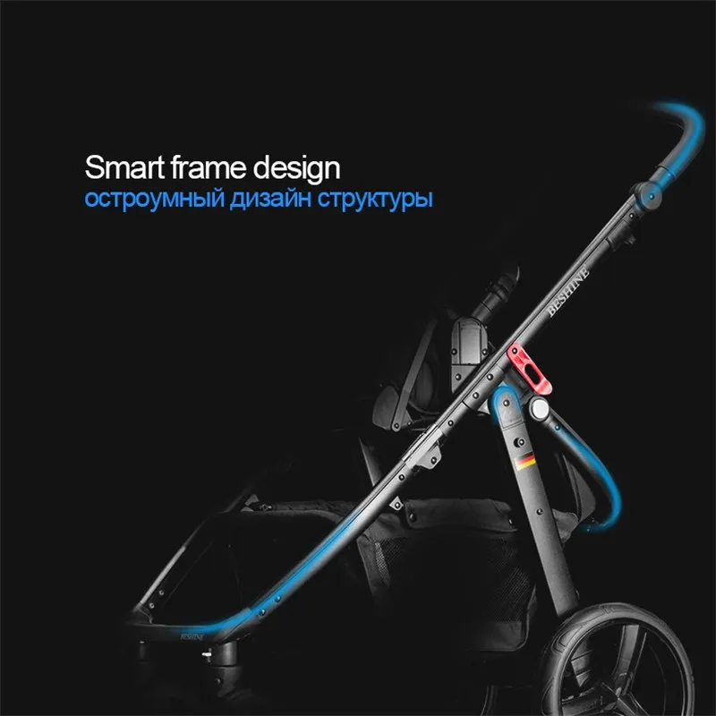 Многофункциональная Складная коляска BeShine R5 2 в 1 61 см из Сплава Al Всесезонная с
