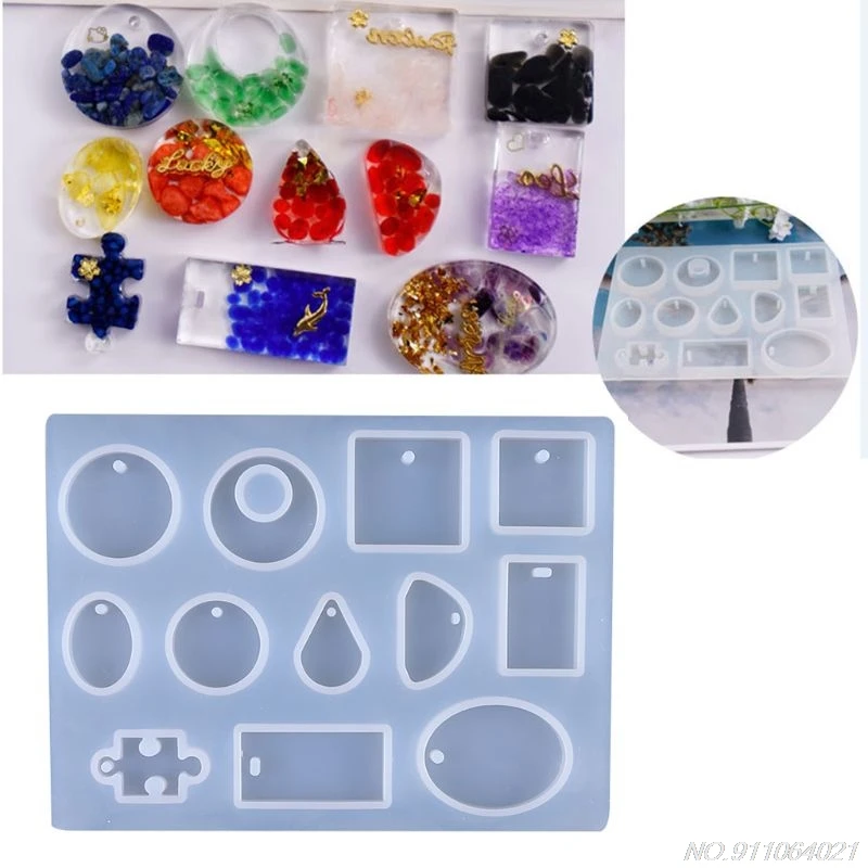 

DIY Crystal Epoxy Resin Mold Ornament Pendant Casting Mould Handmade Crafts Jewelry Making Tool D04 20 Dropshipping