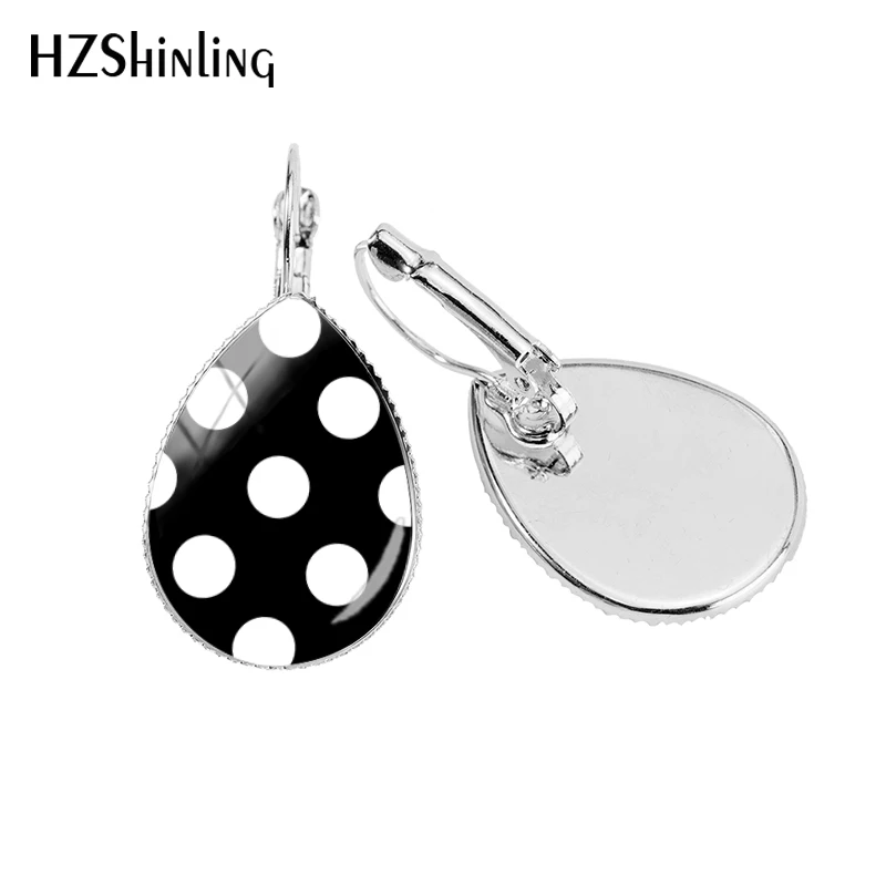 

Новинка 2019, красные серьги-капельки в горошек, бронзовые серьги-клипсы в горошек, Разноцветные серьги-клипсы в горошек