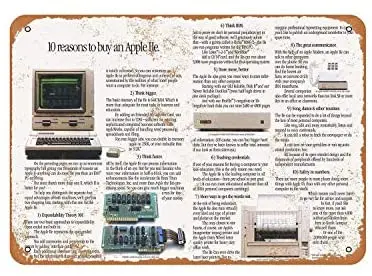 

Rustic IIE Computer Vintage Look Metal Sign