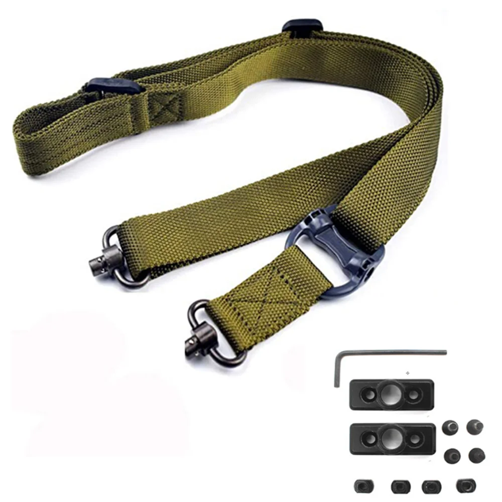 

MS4 Outdoor Tactical Military Sling 2 Point Safety Lanyard Gun Rope Shoulder Strap With QD Sling Mount