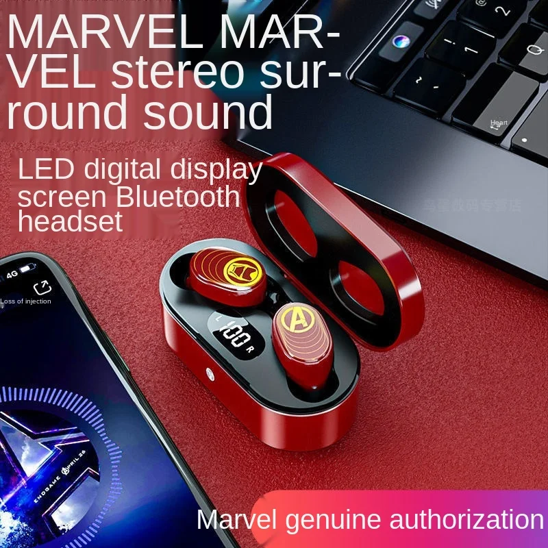 Disney Marvel Человек паук Беспроводной Bluetooth гарнитура в наушники вкладыши Наушники