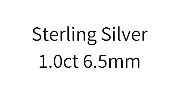 silver 1.0ct 1ct 6,5 мм VVS1 DEF круглая огранка 18 К Желтое Белое золото кулон Муассанит с 18 К золотой цепочкой ожерелье для женщин в изящных ювелирных изделиях - Цвет камня: silver 1.0ct