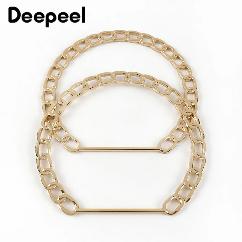 

2/5pcs Deepeel ID4.5cm Alloy Woven Bag Handle Metal Purse Frame Kiss Clasp for The HandBags Sewing Brackets Hardware Accessories