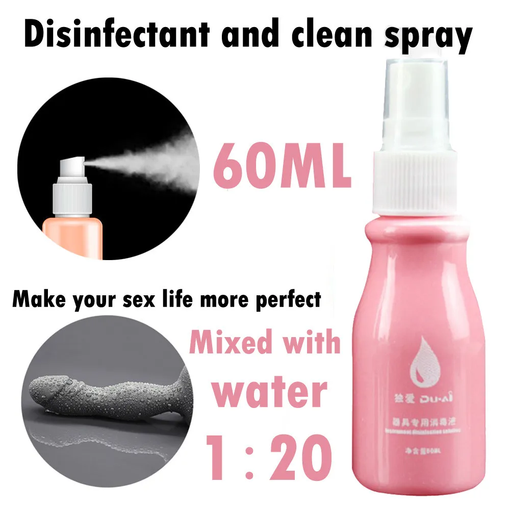 Дезинфицирующая жидкая Антибактериальная дезинфицирующая секс-игрушка до и