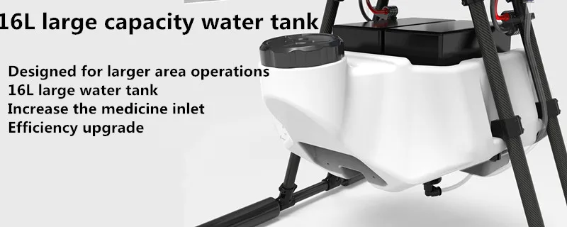 EFT новое обновление E616 S шестиосевой 16L сельскохозяйственный спрей Дрон Рама складной Дрон стойка защита растений ремень X8 система питания
