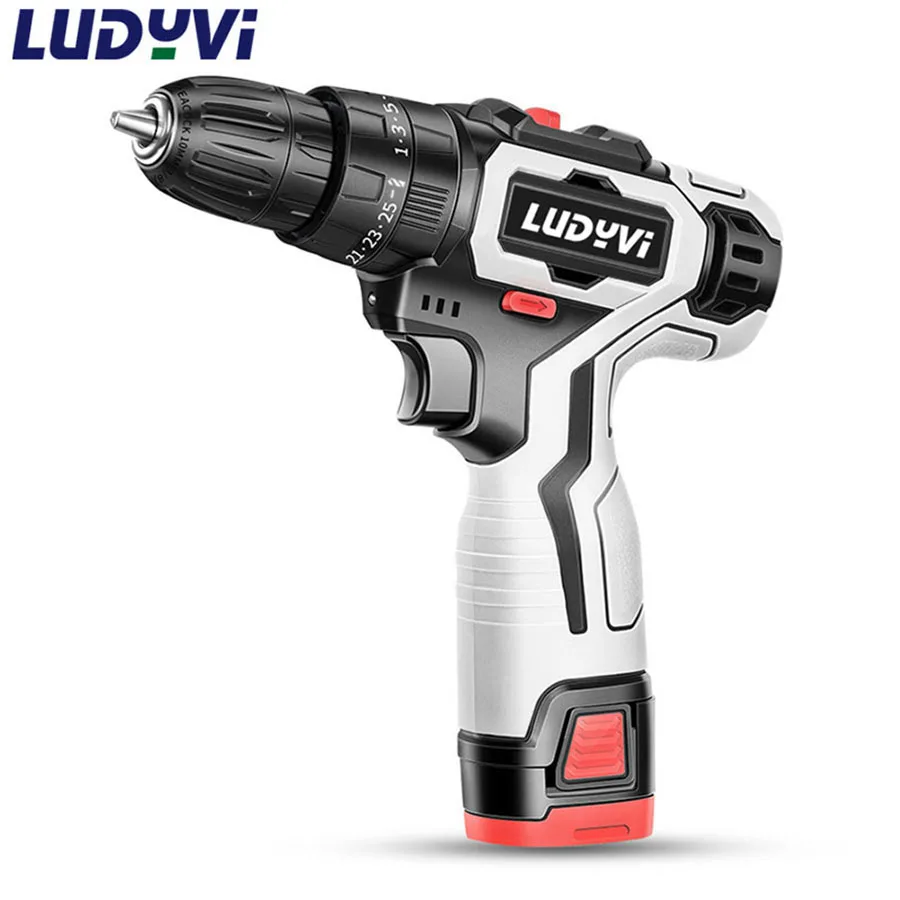 Новая электрическая отвертка 12 В 2-скоростная Аккумуляторная дрель