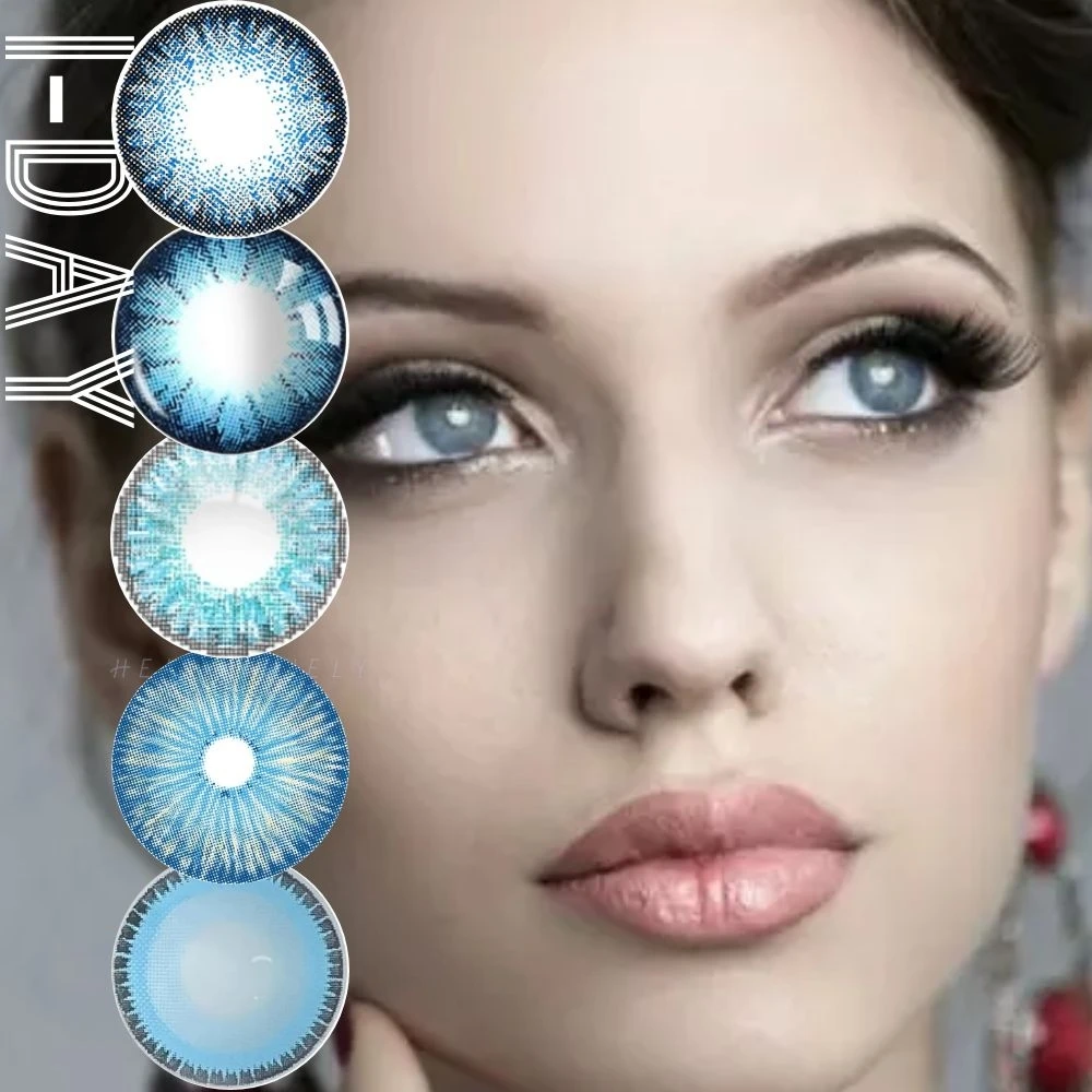 

10piece/5pairs Daily Colour Lens Contact Lenses Soft Cosmetic Wholesale Factory Cheap Powered Fashion Prescription