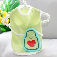 puppy cute fruit clothes thin sunscreen vest summer dog clothes pet teddy bottoming shirt pet breathable two legged clothes
