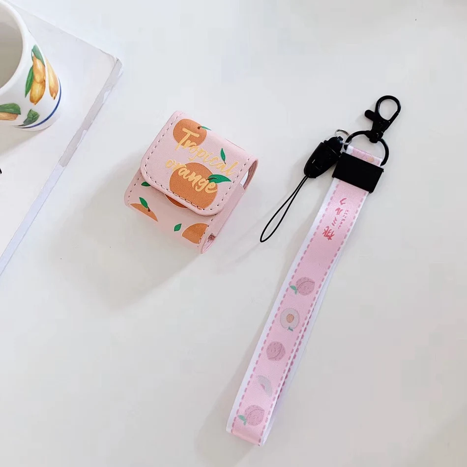 Orange Чехол для AirPods милый мультяшный слон кожухи головных телефонов для Apple Airpods 2 забавные аксессуары защитный чехол с кольцом на палец - Цвет: Orange